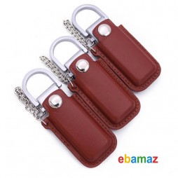 Leather USB Thumb Flash Drive  U Disk Memory Stick